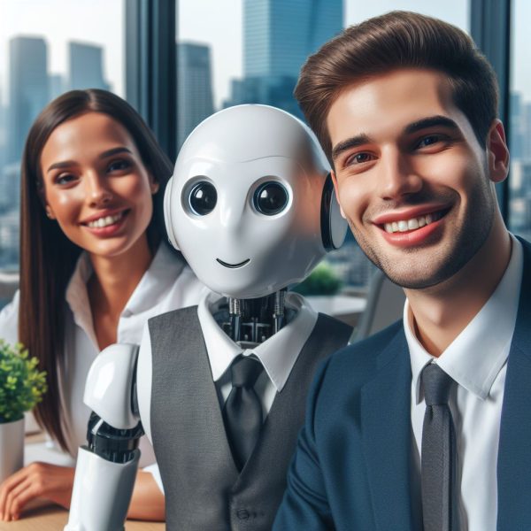 Advanced ChatGPT for Accounting Professionals course image showing an AI assistant collaborating with finance experts